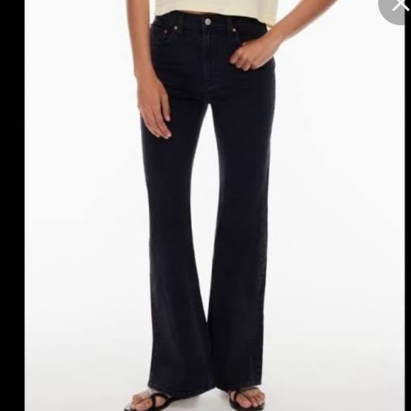 Aritzia Denim Forum Twiggy Flare Jeans 30 L 25 W - Picture 1 of 3